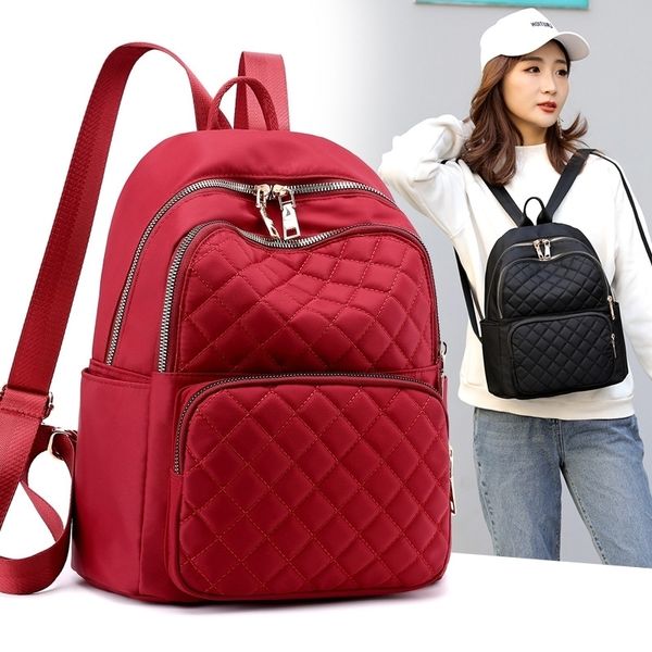 backpack women's 2019 new fashion student lingge embroidery travel schoolbag trend
backpack women's 2019 new fashion student lingge embroidery travel schoolbag trend