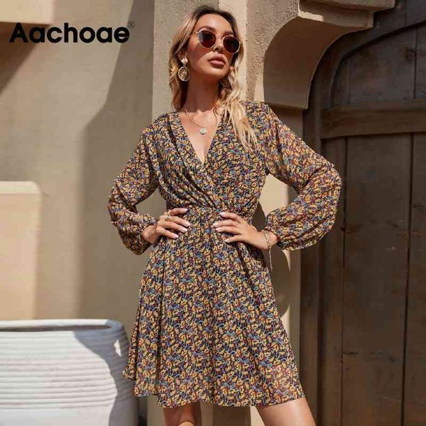 women beach style summer mini dresses boho v neck floral print chiffon ladies a line long sleeve vintage dress 210413, Black;gray
women beach style summer mini dresses boho v neck floral print chiffon ladies a line long sleeve vintage dress 210413, Black;gray