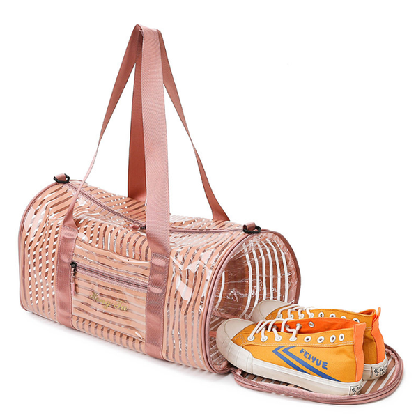 clear gym bag swimming waterproof strip bags travelling women /men transparent swim beach pool fitness duffel
clear gym bag swimming waterproof strip bags travelling women /men transparent swim beach pool fitness duffel