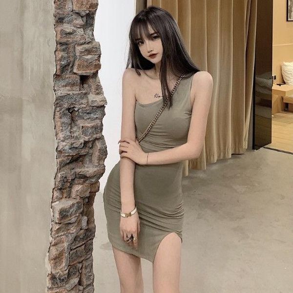 casual dresses women sense of off shoulder tight vestido de mujer femme robe, Black;gray
casual dresses women sense of off shoulder tight vestido de mujer femme robe, Black;gray