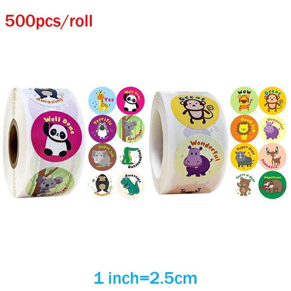 cute reward sticker for kids 500pcs/roll encourage words 1inch motivational stickers labels with animals for reward student kids
cute reward sticker for kids 500pcs/roll encourage words 1inch motivational stickers labels with animals for reward student kids