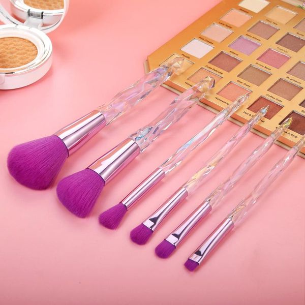 makeup brushes 5 pcs eye shadow brush foundation transparent crystal diamond handle skin-friendly 6 colors tools
makeup brushes 5 pcs eye shadow brush foundation transparent crystal diamond handle skin-friendly 6 colors tools