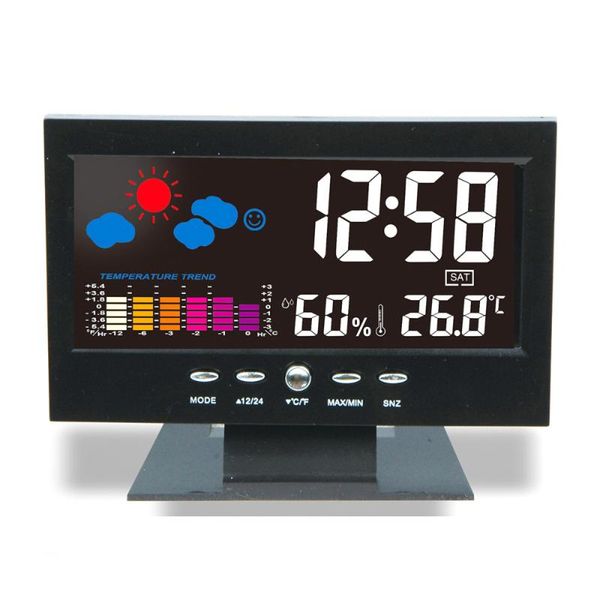 other clocks & accessories digital lcd alarm clock indoor outdoor hygrometer temperature meter - black
other clocks & accessories digital lcd alarm clock indoor outdoor hygrometer temperature meter - black