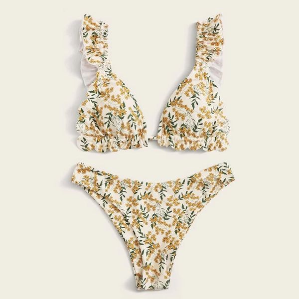 floral print ruffle high cut bikini 2021 swimwear women printed push up swimsuit bikini set bathing suit women, White;black
floral print ruffle high cut bikini 2021 swimwear women printed push up swimsuit bikini set bathing suit women, White;black