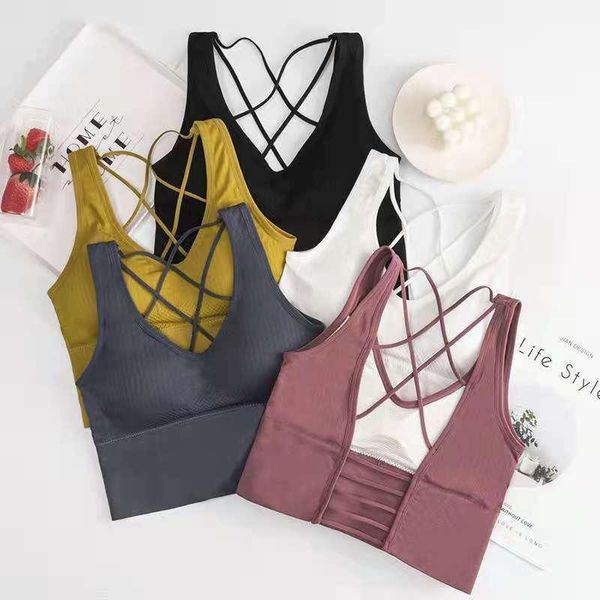yoga outfit women crop bra female tank vest back running wireless seamless underwear 2021
yoga outfit women crop bra female tank vest back running wireless seamless underwear 2021