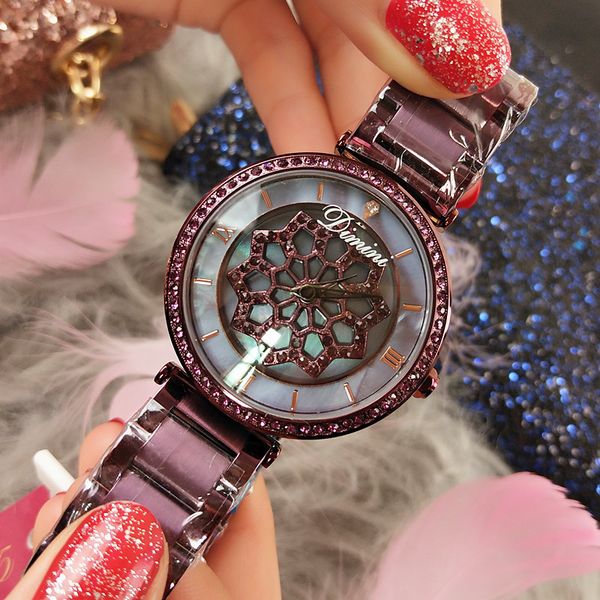 watch style diminine fashion women's diamond inlaid rotating steel band quartz waterproof, Slivery;brown
watch style diminine fashion women's diamond inlaid rotating steel band quartz waterproof, Slivery;brown