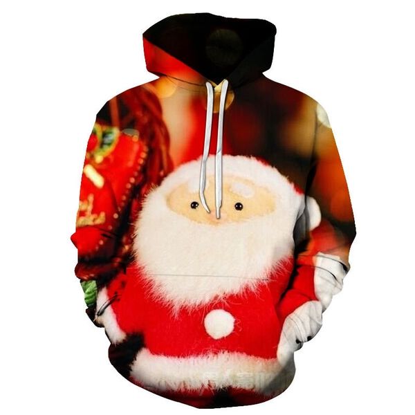 spring and autumn new christmas hoodie 3d digital printing youth men's women's leisure loose air layer sweater, Black
spring and autumn new christmas hoodie 3d digital printing youth men's women's leisure loose air layer sweater, Black