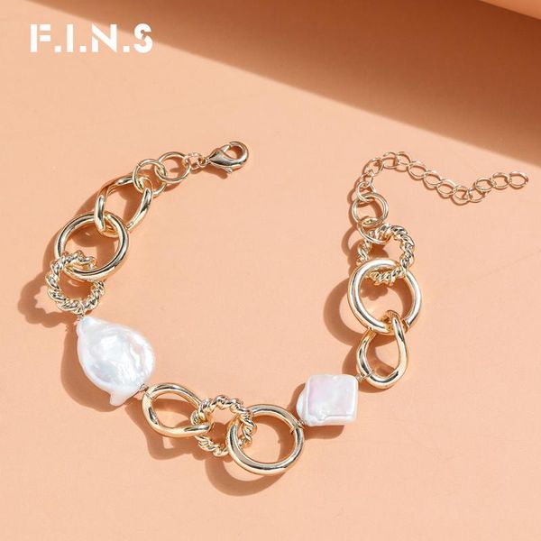 charm bracelets jshine women fashion irregular baroque pearl bracelet jewelry gold color chunky bold chain link for girls gifts, Golden;silver
charm bracelets jshine women fashion irregular baroque pearl bracelet jewelry gold color chunky bold chain link for girls gifts, Golden;silver