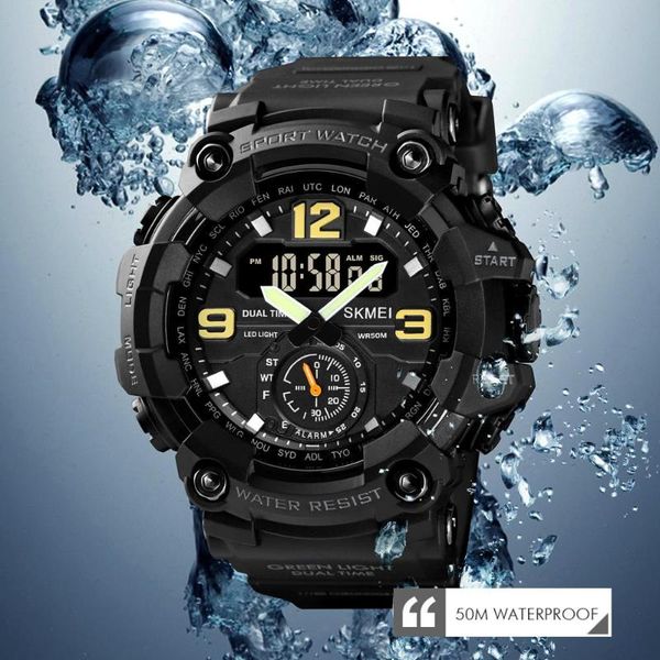 wristwatches skmei 1637 3time men's watch dual time display sport luminous shockproof large dial men quartz relogios masculino, Slivery;brown
wristwatches skmei 1637 3time men's watch dual time display sport luminous shockproof large dial men quartz relogios masculino, Slivery;brown