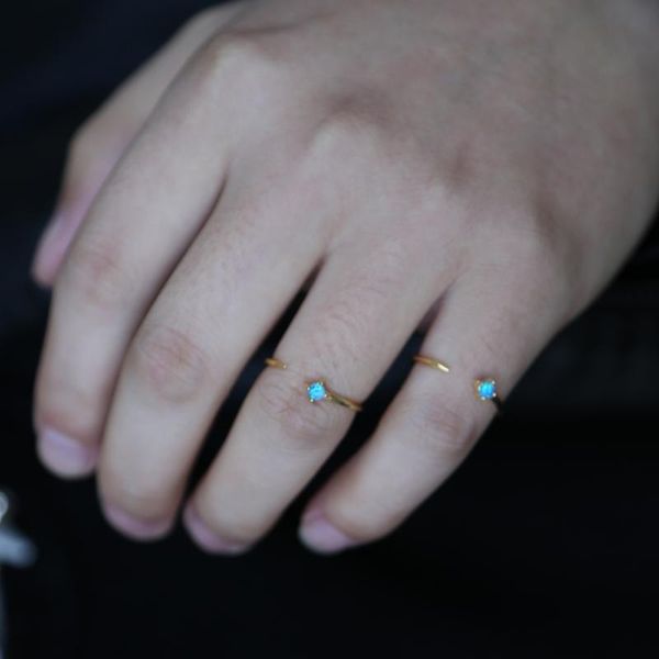 wedding rings adjustable 100% 925 sterling silver finger micro pave blue jewelry gold filled simple delicate open ring for women, Slivery;golden
wedding rings adjustable 100% 925 sterling silver finger micro pave blue jewelry gold filled simple delicate open ring for women, Slivery;golden