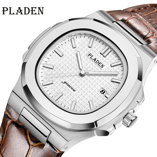 wristwatches 2021 pladen men watches fashion business designer quartz male watch luxury sport leather dress wristwatch birthday gift, Slivery;brown
wristwatches 2021 pladen men watches fashion business designer quartz male watch luxury sport leather dress wristwatch birthday gift, Slivery;brown