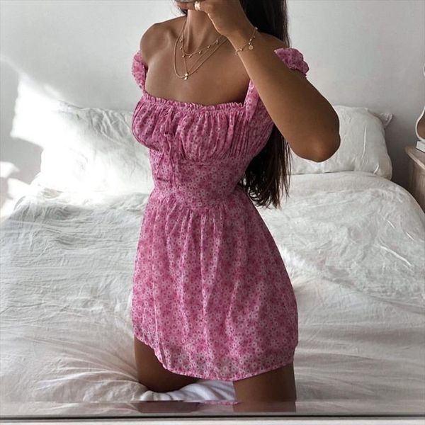 floral print fashion ruched women dress backless mini sundress puff sleeve summer holiday dresses clothes, Black;gray
floral print fashion ruched women dress backless mini sundress puff sleeve summer holiday dresses clothes, Black;gray