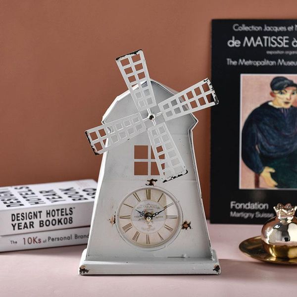 desk & table clocks creative retro windmill alarm clock living room bedroom home decoration ornaments vintage for decor
desk & table clocks creative retro windmill alarm clock living room bedroom home decoration ornaments vintage for decor