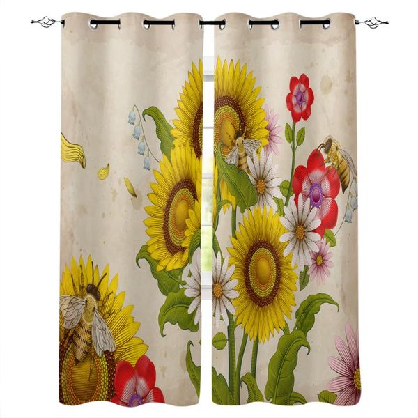 bee sunflower vintage blackout curtain for kids room bedroom cartoon window children cortinas & drapes
bee sunflower vintage blackout curtain for kids room bedroom cartoon window children cortinas & drapes