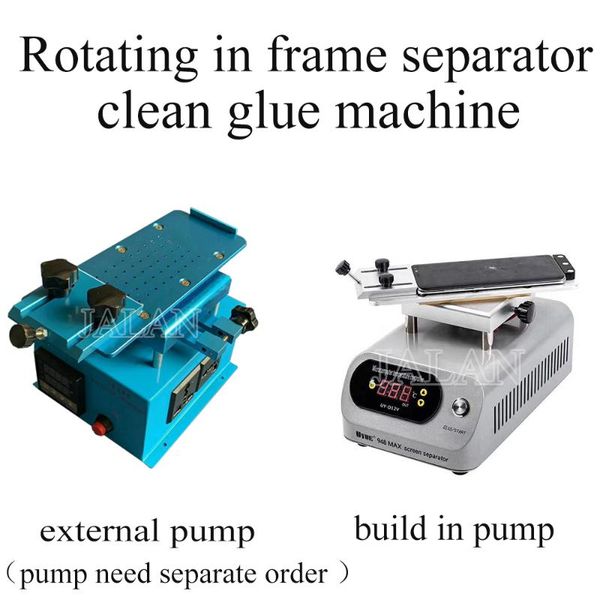 rotating in frame lcd separator & clean glue machine adjustable heating removing and separating glass for phone repair cell repairing tools
rotating in frame lcd separator & clean glue machine adjustable heating removing and separating glass for phone repair cell repairing tools