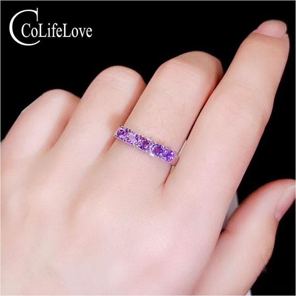 cluster rings colife jewelry simple 925 silver band ring with amethyst 100% natural fashion, Golden;silver
cluster rings colife jewelry simple 925 silver band ring with amethyst 100% natural fashion, Golden;silver
