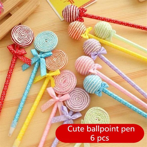 ballpoint pens (6pcs/lot) cute candy style lollipop pen kawaii for school stationery office supplies, Blue;orange
ballpoint pens (6pcs/lot) cute candy style lollipop pen kawaii for school stationery office supplies, Blue;orange
