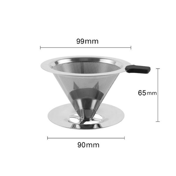 coffee filters 304 stainless steel cone filter dripper double layer mesh home kitchen accessories
coffee filters 304 stainless steel cone filter dripper double layer mesh home kitchen accessories