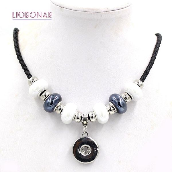 pendant necklaces 10pcs/lot wholesale snap necklace 10 colors ceramic bead with 18mm button leather for jewelry diy bijoux, Silver
pendant necklaces 10pcs/lot wholesale snap necklace 10 colors ceramic bead with 18mm button leather for jewelry diy bijoux, Silver