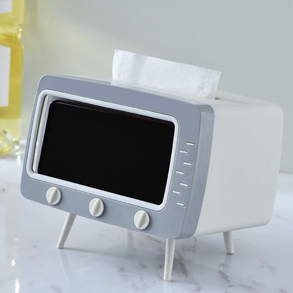 creative 2 in 1 tv tissue box napkin case organizer with mobile phone holder deskpaper dispenser storage boxes & napkins
creative 2 in 1 tv tissue box napkin case organizer with mobile phone holder deskpaper dispenser storage boxes & napkins