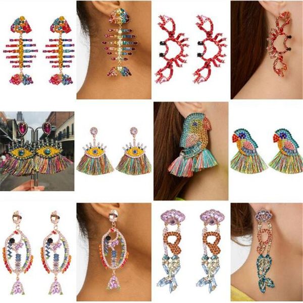 dangle & chandelier 2021 cute animal fish drop earrings for women color crystal female fashion statement jewelry gifts wholesale, Silver
dangle & chandelier 2021 cute animal fish drop earrings for women color crystal female fashion statement jewelry gifts wholesale, Silver