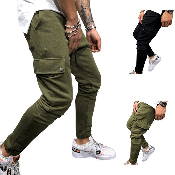 fashion boutique pants autumn 2021 men's solid color multi pocket casual drawstring large k80, Black
fashion boutique pants autumn 2021 men's solid color multi pocket casual drawstring large k80, Black