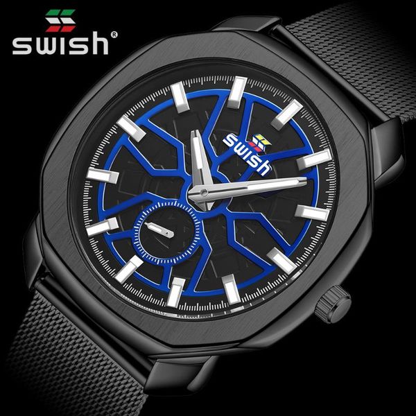 wristwatches swish watches men fashion luxury sports stainless steel case strap watch quartz business wristwatch relogio masculino, Slivery;brown
wristwatches swish watches men fashion luxury sports stainless steel case strap watch quartz business wristwatch relogio masculino, Slivery;brown