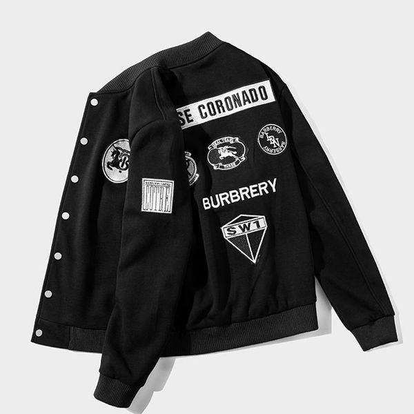 men's jackets yasuguoji fashion patch embroidery jacket 2021 spring and autumn street loose wild baseball single breasted men, Black;brown
men's jackets yasuguoji fashion patch embroidery jacket 2021 spring and autumn street loose wild baseball single breasted men, Black;brown