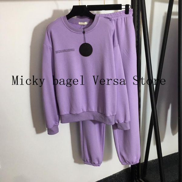 women's two piece pants 21 letter printing fashion versatile round neck long sleeve pullover + high waist elastic casual set, White
women's two piece pants 21 letter printing fashion versatile round neck long sleeve pullover + high waist elastic casual set, White