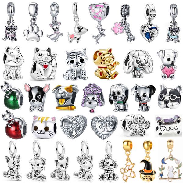 1pcs cute animal cat and dog footprint pendant diy beads adapting original pandora charms bracelets necklace women jewelry gifts, Silver
1pcs cute animal cat and dog footprint pendant diy beads adapting original pandora charms bracelets necklace women jewelry gifts, Silver