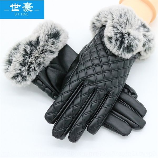 fb3y leather warm bicycle women' touch screen imitation rex rabbit mittens fur autumn warm fashion outdoor gloves cycling gloves, Blue;gray
fb3y leather warm bicycle women' touch screen imitation rex rabbit mittens fur autumn warm fashion outdoor gloves cycling gloves, Blue;gray