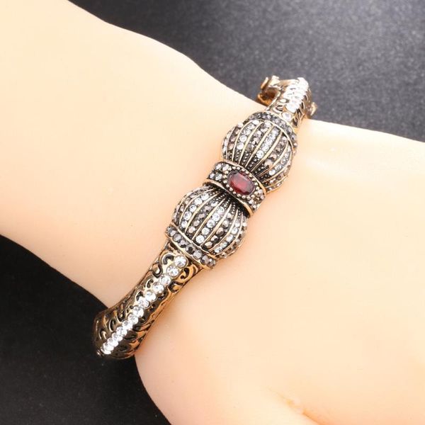 bangle bohemian style retro bracelet bow gold fashion crystal turkish ancient women cuff and jewelry, Black
bangle bohemian style retro bracelet bow gold fashion crystal turkish ancient women cuff and jewelry, Black
