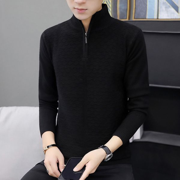men's sweaters shirts daily spring and autumn tall goal with simple solid zp man's mode 4841, White;black
men's sweaters shirts daily spring and autumn tall goal with simple solid zp man's mode 4841, White;black