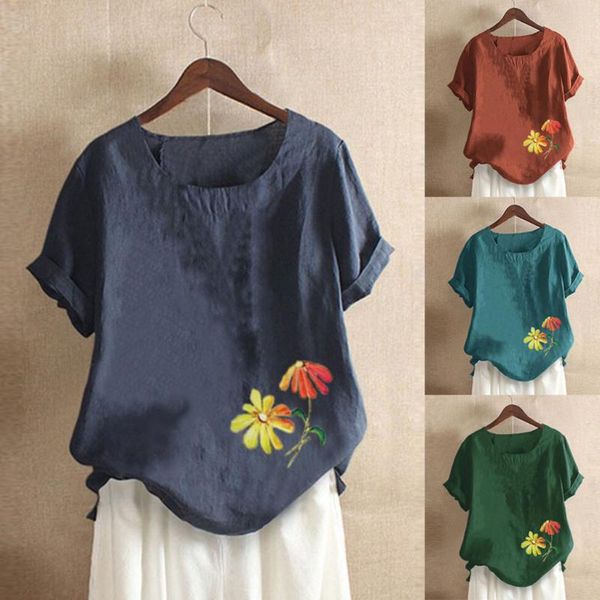 summer for women 2021 blouse casual cotton and linen floral print short sleeve o-neck shirt plus size blusas @35 women's blouses &, White
summer for women 2021 blouse casual cotton and linen floral print short sleeve o-neck shirt plus size blusas @35 women's blouses &, White
