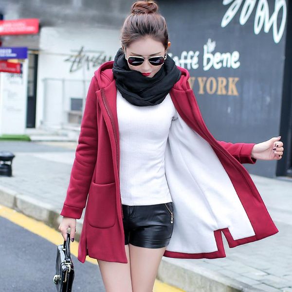 women's hoodies & sweatshirts 2021 winter casual women long sweatshirt coat zip up outerwear hooded jacket plus size outwear 6xl, Black
women's hoodies & sweatshirts 2021 winter casual women long sweatshirt coat zip up outerwear hooded jacket plus size outwear 6xl, Black