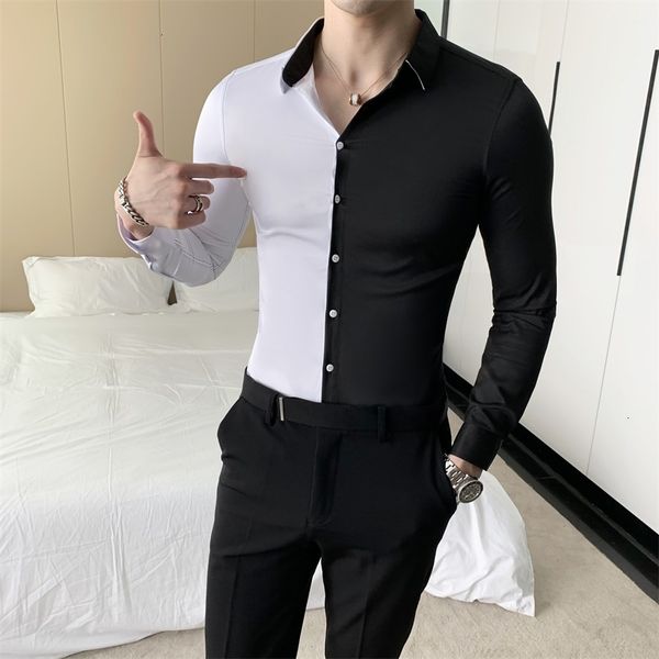 men's casual shirts sliced british shirt style fashion long sleeve single all game thin fit tuxedo 3xl- limd, White;black
men's casual shirts sliced british shirt style fashion long sleeve single all game thin fit tuxedo 3xl- limd, White;black