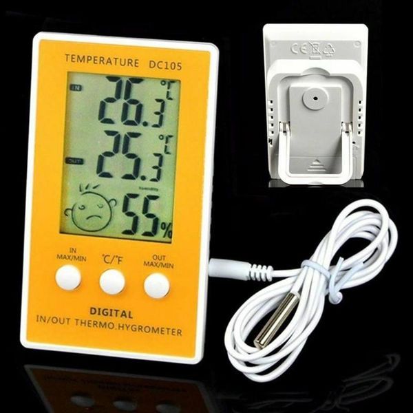 smart home control digital hygrometer thermometer indoor outdoor humidity temperature monitor gauge with sensor probe for office
smart home control digital hygrometer thermometer indoor outdoor humidity temperature monitor gauge with sensor probe for office