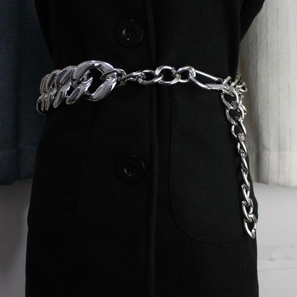 belts thick chain metal waist accessories female silver gold european and american personality fashion with skirt decorative pan, Black;brown
belts thick chain metal waist accessories female silver gold european and american personality fashion with skirt decorative pan, Black;brown