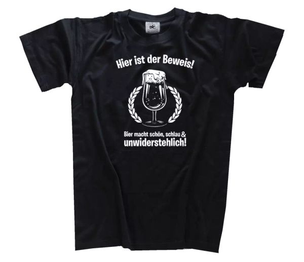 here is the proof-beer makes beautiful, clever and irresistible t-shirt s-xxxl, White;black
here is the proof-beer makes beautiful, clever and irresistible t-shirt s-xxxl, White;black