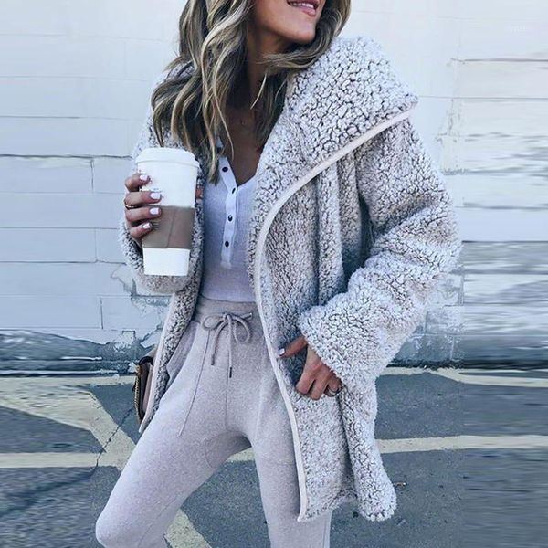 women's wool & blends winter fleece jacket women casual cardigan sweater thick windbreaker female long sleeve hoodies hooded warmer coa, Black
women's wool & blends winter fleece jacket women casual cardigan sweater thick windbreaker female long sleeve hoodies hooded warmer coa, Black