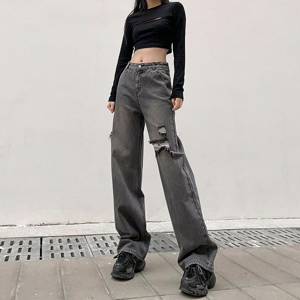 women's jeans women vintage retro adjustable high waist oversize wide leg trousers summer baggy streetwear chic for lady, Blue
women's jeans women vintage retro adjustable high waist oversize wide leg trousers summer baggy streetwear chic for lady, Blue