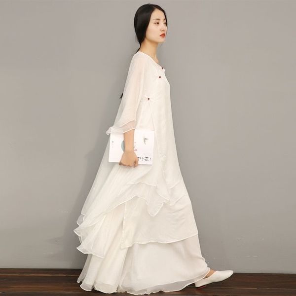 two piece dress summer chinese style improved hanfu sets retro women lon maxi traditional dance costume dynasty princess stage out, White
two piece dress summer chinese style improved hanfu sets retro women lon maxi traditional dance costume dynasty princess stage out, White