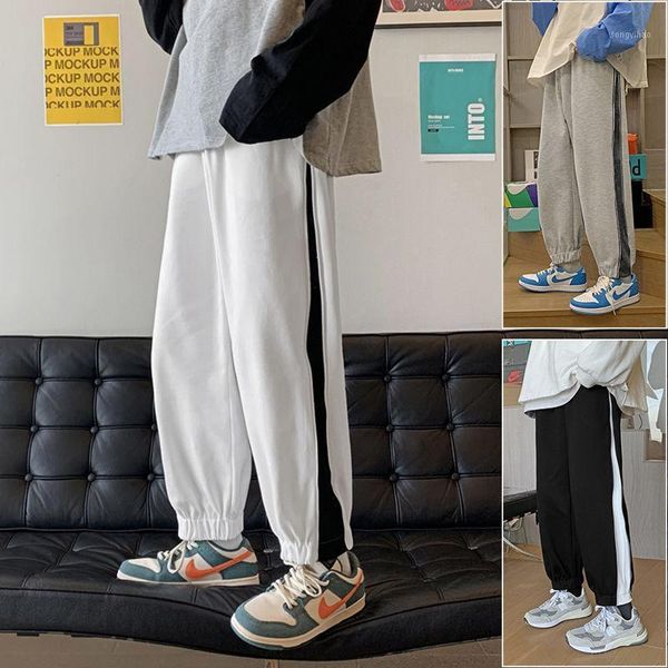 en nieuwe jeugd populaire losse effen kleur slanke rechte pijpen broek fashion casual alle-match sport men's pants, Black
en nieuwe jeugd populaire losse effen kleur slanke rechte pijpen broek fashion casual alle-match sport men's pants, Black