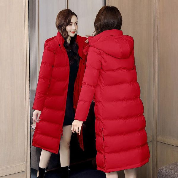 women's down & parkas women 2021 winter solid cotton-padded jacket female long slim cotton overcoats ladies loose warm hooded y694, Black
women's down & parkas women 2021 winter solid cotton-padded jacket female long slim cotton overcoats ladies loose warm hooded y694, Black