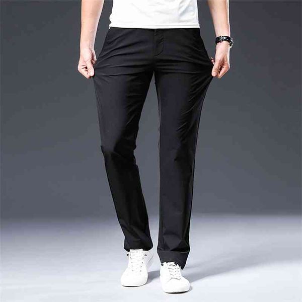 mens summer pant light fashion stretch spandex straight trouser classic dress non-iron black beige formal husband pant male 210707
mens summer pant light fashion stretch spandex straight trouser classic dress non-iron black beige formal husband pant male 210707