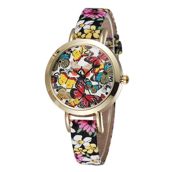 wristwatches 2021 butterfly print women watch leather strap fashion casual waterproof quartz relogio femininorelojmujer, Slivery;brown
wristwatches 2021 butterfly print women watch leather strap fashion casual waterproof quartz relogio femininorelojmujer, Slivery;brown