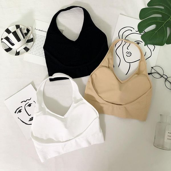 women's tanks & camis summer crop women halter underwear tank with padded lingirie casual for ribbed bra, White
women's tanks & camis summer crop women halter underwear tank with padded lingirie casual for ribbed bra, White