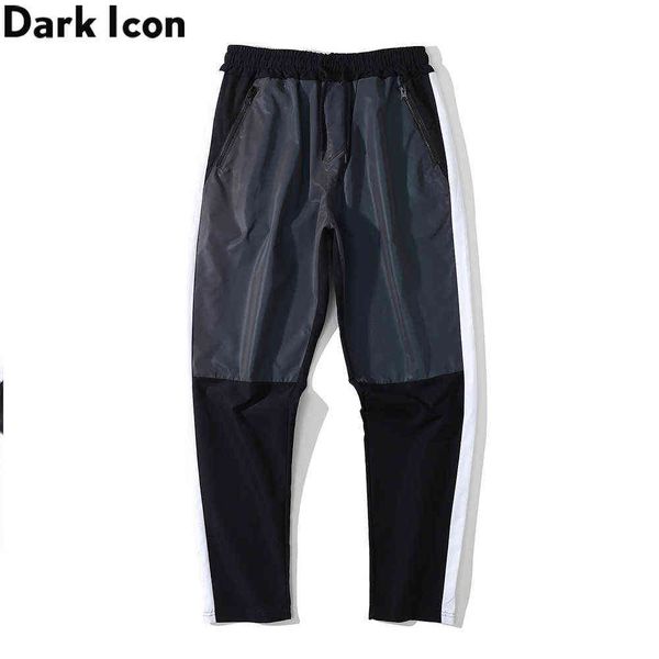 reflective patchwork jogging pants men light weight material street fashion men's pants trousers 210603, Black
reflective patchwork jogging pants men light weight material street fashion men's pants trousers 210603, Black