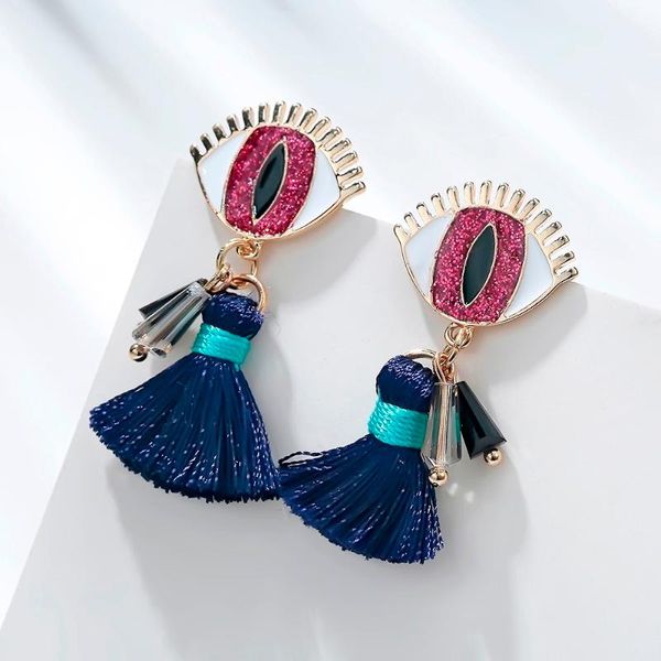 meyfflin tiny evil eye tassel drop earrings for women 2021 korean fashion crystal female dangle earring jewelry gifts brincos & chandelier, Silver
meyfflin tiny evil eye tassel drop earrings for women 2021 korean fashion crystal female dangle earring jewelry gifts brincos & chandelier, Silver