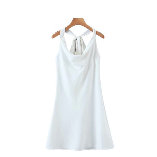 casual women bow lace solid color dress summer fashion ladies office lady female satin pile collar mini 210430, Black;gray
casual women bow lace solid color dress summer fashion ladies office lady female satin pile collar mini 210430, Black;gray